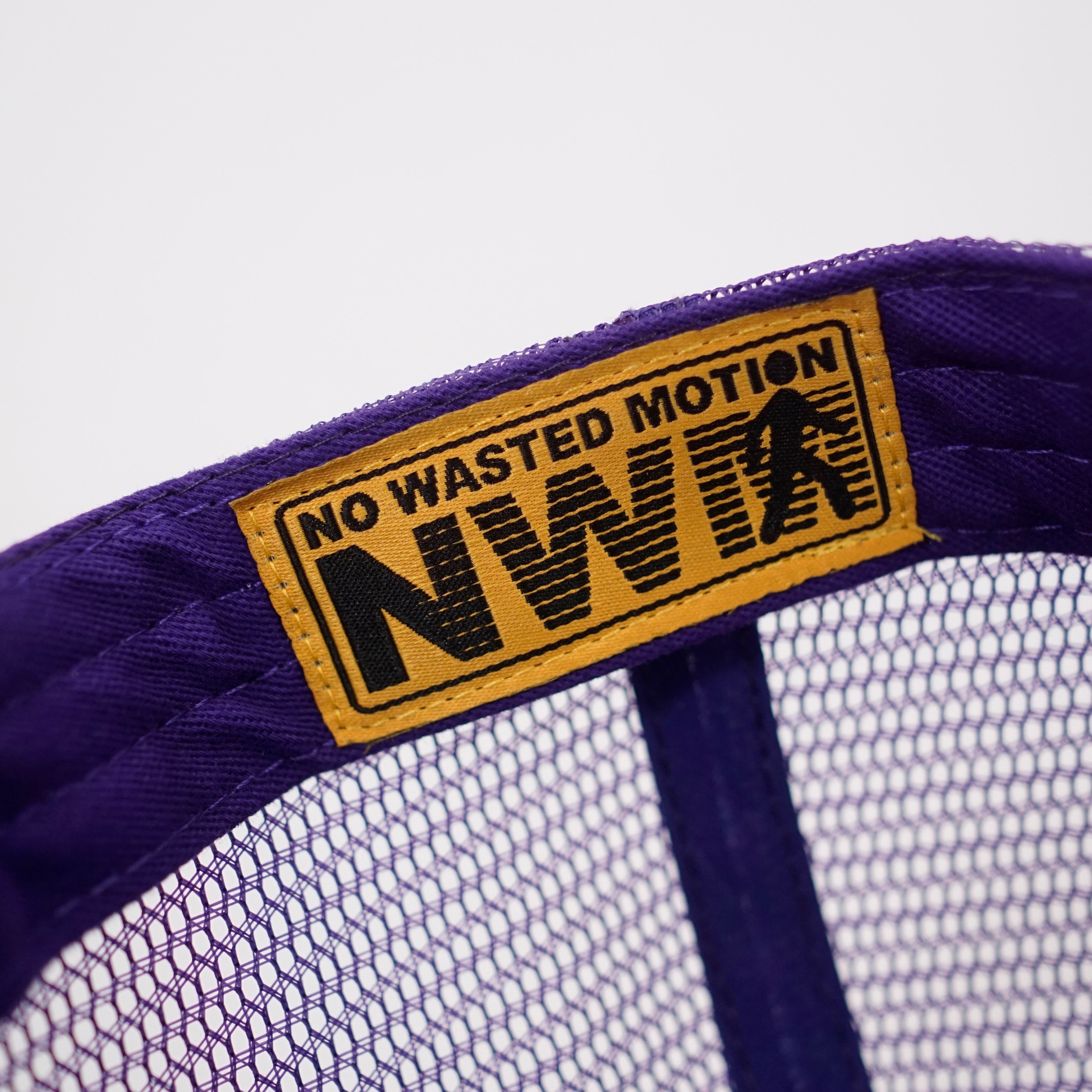 Purple Haze NWM Patch Leather Trucker